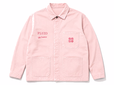 Fluid Chore Jacket — Pink