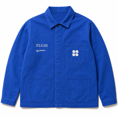 Fluid Chore Jacket — Cobalt
