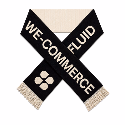 Fluid Supporter Scarf — Black